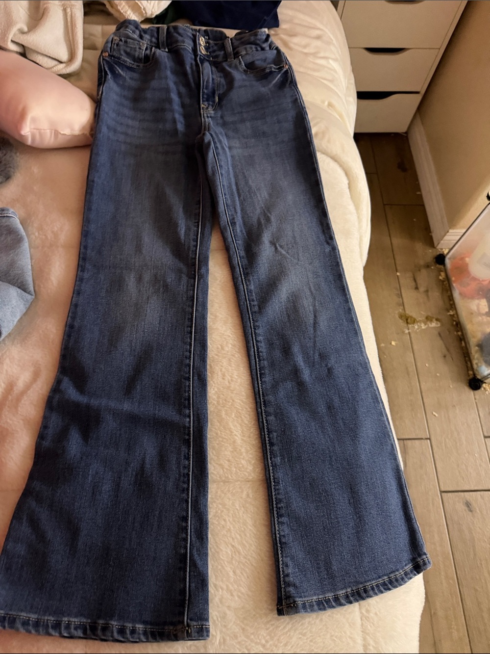 Jordache Navy Blue Flared Jeans